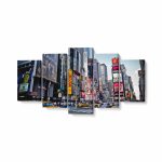 Tablou MultiCanvas 5 piese, Times Square New York