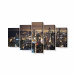 Tablou MultiCanvas 5 piese, Zgârie-Norii din Chicago