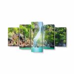 Tablou MultiCanvas 5 piese, Thailand Island
