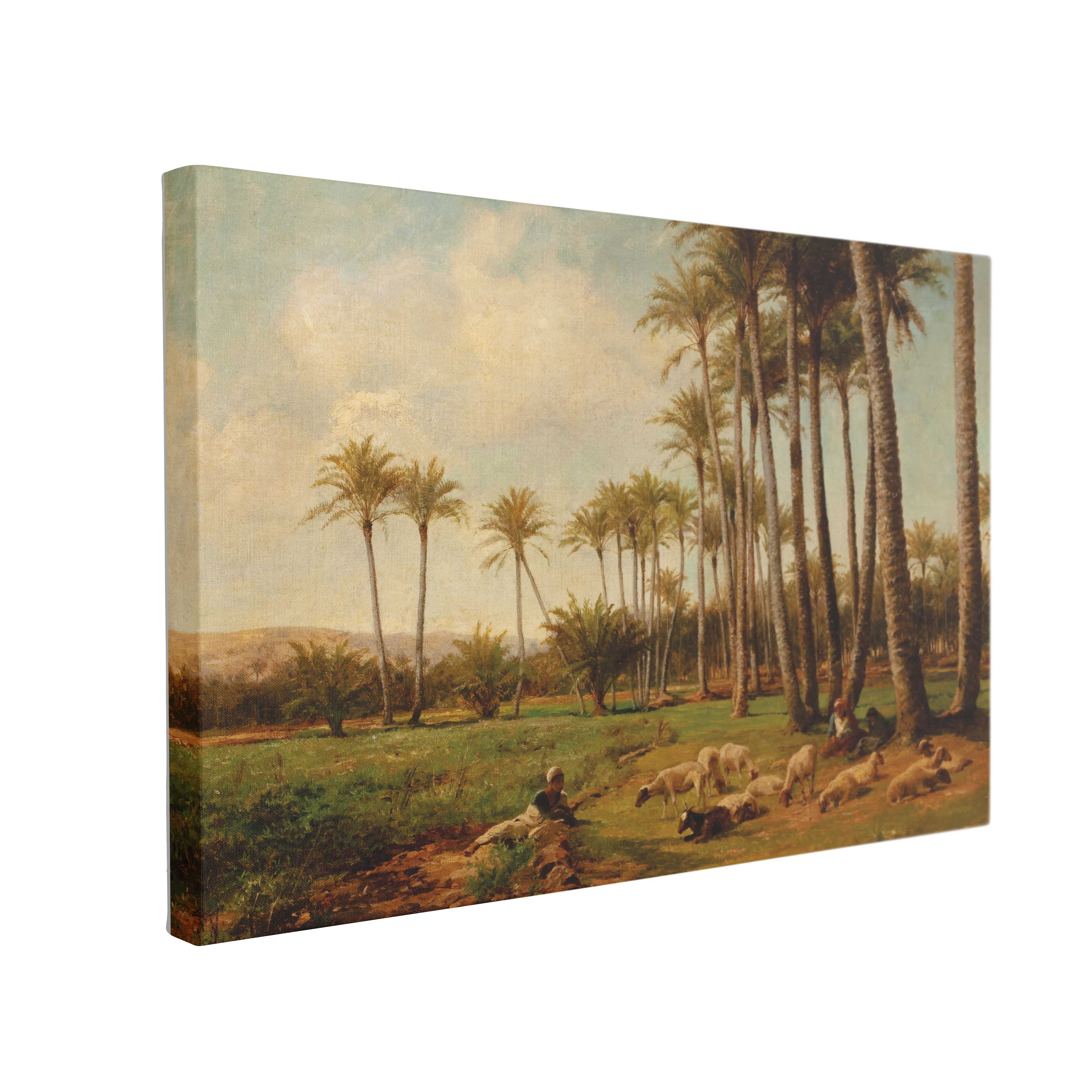 Tablou Canvas Oasis in the Desert 1899 by David Bates - canvasgift.ro