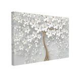 Tablou Canvas White Tree With Flowers